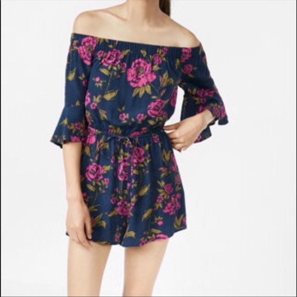 EXPRESS Floral Romper